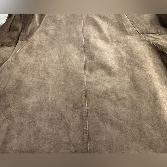 Vintage Georgetown Leather Design Suede Shirt/Jacket - Size M - Picture 12 of 13